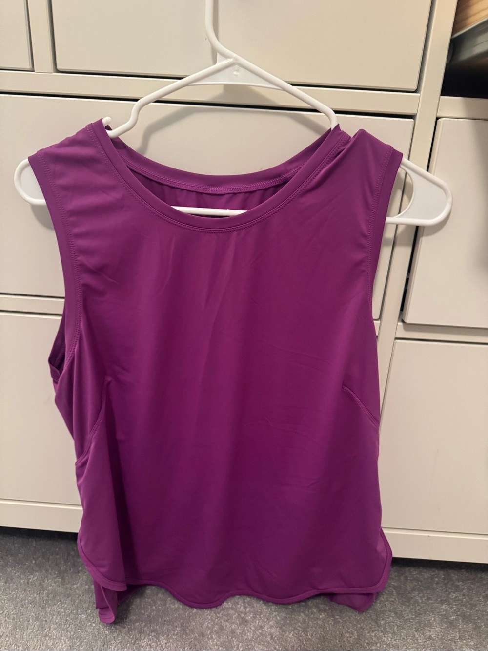 & Other Stories Magenta Athletic Tank Top